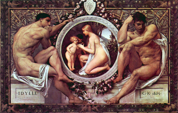 Idyll by Klimt